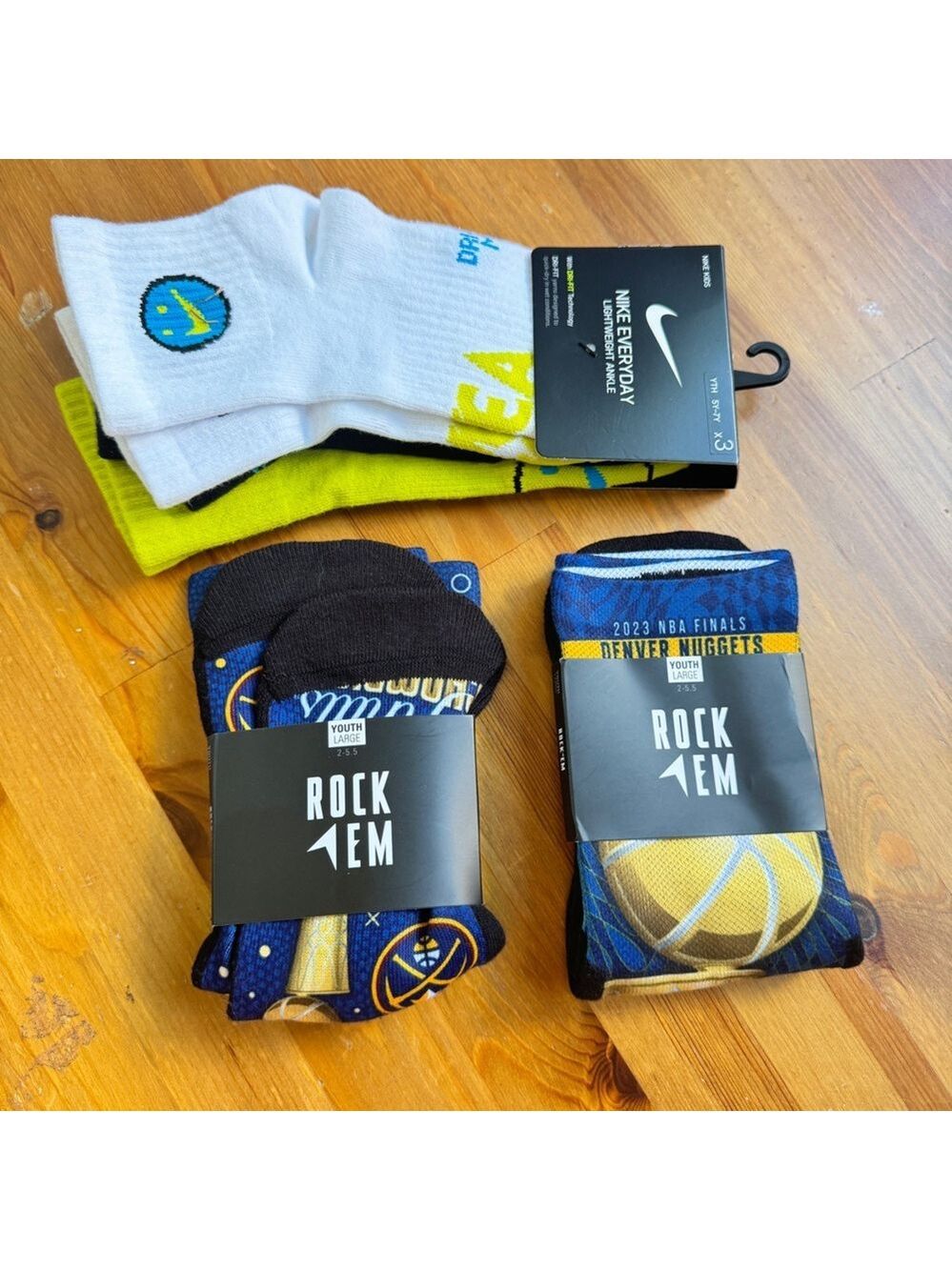 Nike/rockem basketball socks youth size nwt